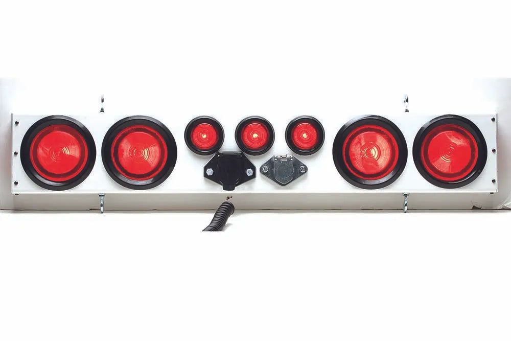 36IN ROUND LIGHTS 4 & 7 PIN CONNECTION WHITE LIGHT BARSUPER MINI