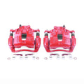Power Stop 12-17 Hyundai Accent Front Red Calipers w/Brackets - Pair
