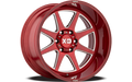 XD844 20X9 8X180 BR-RED MILL 18MM