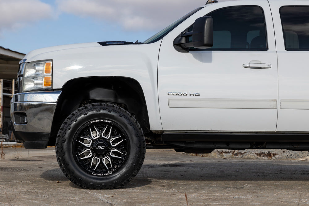 Rough Country 86 Series Wheel One-Piece Gloss Black 20x10 8x180 -19mm