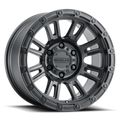 Aluminum Wheels 18x9 Compass 956B Satin Black -12 Offset 8 on 165.1 Bolt Pattern 125.2 Bore Raceline