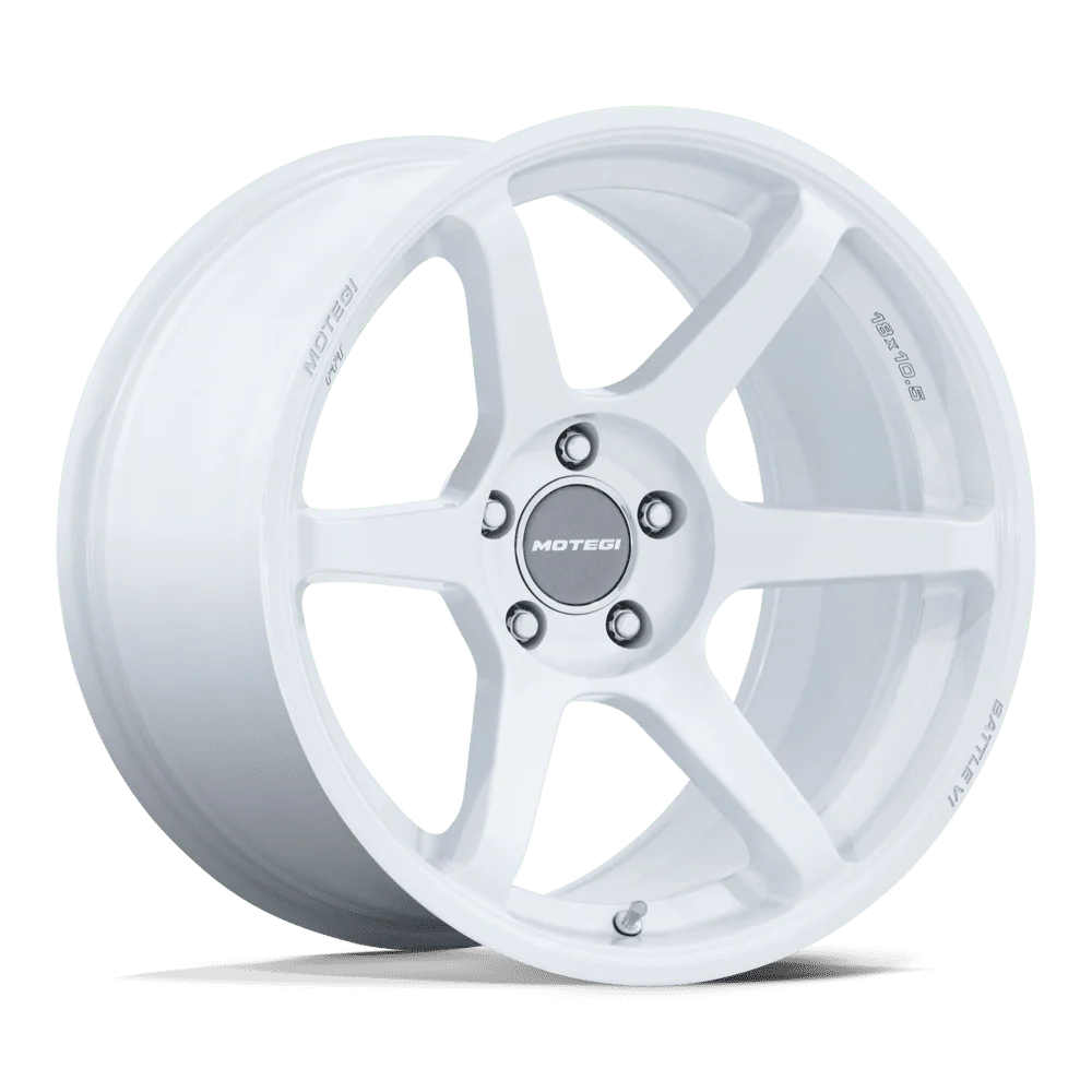 Wheel Pros Motegi BATTLE VI 18X10.5 5X120 74 35 MA-WHT-PR MR160WX18055235