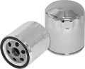 S&S Cycle Shovelhead Models Oil Filters - Chrome - 12 Pack