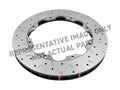 DBA 11-13 Ford Mustang GT 5.0L (V8) 5000 Series Drilled and Slotted Front Replacement Rotor