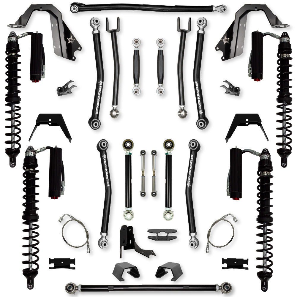 21C WRANGLER JT 4.5IN X FACTOR NO LIMITS TRAIL RUNNER SYS W/ FAST CD ADJUSTER