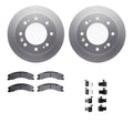 DFC 11-19 Chevrolet Silverado 2500 HD Front Geospec Rotors Ultimate Duty Perf Brake Pads w/Hardware