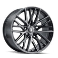 TOUREN TR91 3291 BRUSHED MATTE BLACK W DARK TINT 19X8.5 5-120 35MM 72.56MM