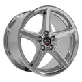 18 IN REPLICA WHEEL FR06B FITS FORD MUSTANG SALEEN RIM 18X10 CHROME WHEEL