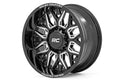 Rough Country 86 Series Wheel One-Piece Gloss Black 20x10 6x5.5 -25mm