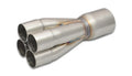 Vibrant Performance - 10302 - 4-1 Merge Collector, 1.75 in. Inlet I.D.; Merge - 2.5 in.; Outlet O.D. - 3 in.