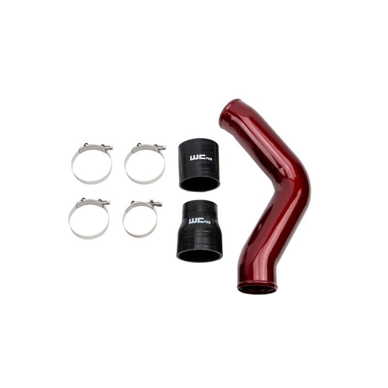 2013-2018 6.7L Cummins Driver Side 3.5in Intercooler Pipe Kit Bengal Silver