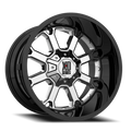 XD825 20X10 5X5.5/150 PVD G-BLK LIP -24MM