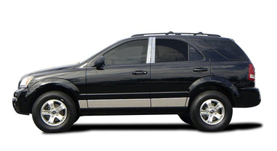 8693 MAZDA PICKUP SHORT BED EXT CAB 2WD STAINLESS STEEL ROCKER PANELS