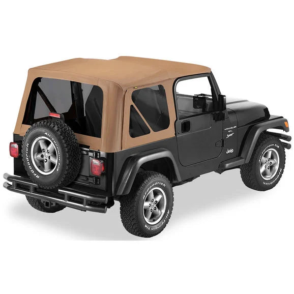 Jeep 1997-2002 Wrangler TJ; NOTE For OEM soft top hardware