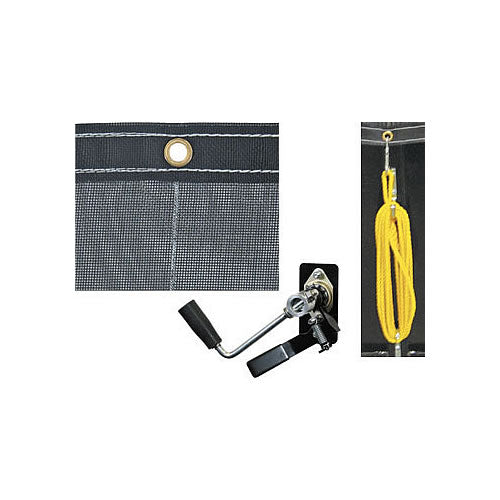 TARP ROLLER KITDUMP7FT X 20FTBLK MESH