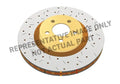 DBA 2024+ Ford Ranger 4000 Series Drilled & Slotted Front Brake Rotor