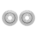 DFC 07-21 Ford F-150 Front Drilled & Slotted Geoperformance Rotors