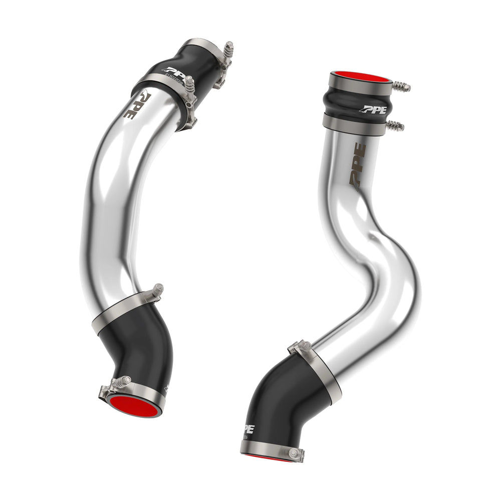 PPE Intercooler Charge Pipe Kit - Ram 6.7L Cummins 2019-2025 - Polished - 215022030