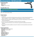 MOOG 01-03 Mercedes-Benz ML320 Front Right Lower Control Arm