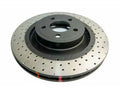 DBA 15-20 Ford Mustang GT (w/352mm Frt Rotor w/o Perf Pkg) Front 4000 Series Cross Drilled Rotor