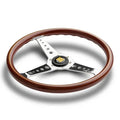 Momo California Wood Steering Wheel 360 mm - Mahogany Wood/Polished Spokes