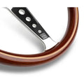 Momo California Wood Steering Wheel 360 mm - Mahogany Wood/Polished Spokes