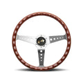 Momo California Wood Steering Wheel 360 mm - Mahogany Wood/Polished Spokes