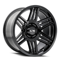 Cast Aluminum Wheels 147 GB 17x9 Gloss Black 5 On 127 Bolt Pattern 0 Offset ION Wheels