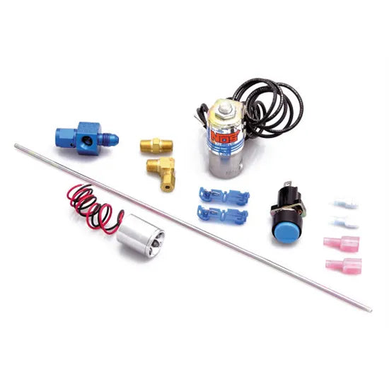 Ntimidator Illuminated Led Nitrous Purge Kit Ntimidator' Illuminated Blue Led Nitrous Purge Kit Nitrous Kits W/-4An Feed Line NOS