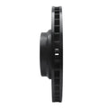 R1 2007-2008 BMW ALPINA B7 Front Right Drilled & Slotted Black Brake Rotor