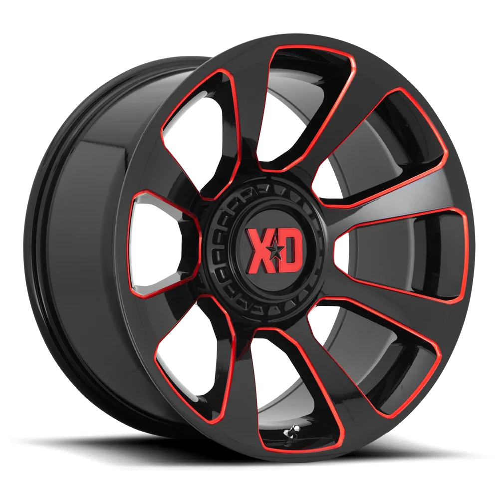 KMC Wheels black auto part
