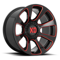 KMC Wheels black auto part