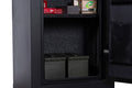 AMMO CABINET GUN CABINET; BLACK
