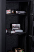 AMMO CABINET GUN CABINET; BLACK