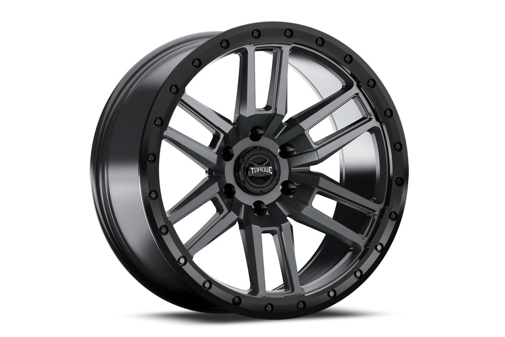 Torque Pritchett Anthracite w/Black Lip 20x9 6x5.5 -12mm