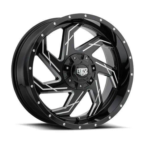 REV WHEELS OFF ROAD 895 SERIES 20X9 6x139.7/6x135/6x5.5/6x5.31 12MM OS GLOSS BL