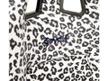 NRG FRP Bucket Seat PRISMA SAVAGE Edition White Pearlized Back Snow Leopard Print - Large