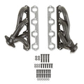 Shorty Headers Black Painted Fits 1987-1995 Ford F-150/250/Bronco 2WD & 4WD 5.0L Tube Size 1.5 Inch  Black Paint 50-State Legal Header Carb Eo #D-115-17. FlowTech