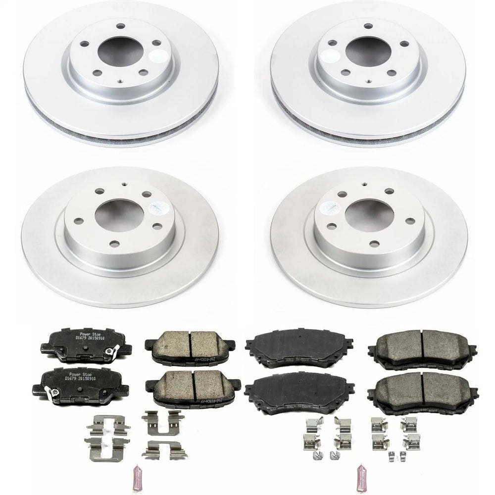 Power Stop 14-15 Mazda 6 Front & Rear Z17 Evolution Geomet Coated Brake Kit