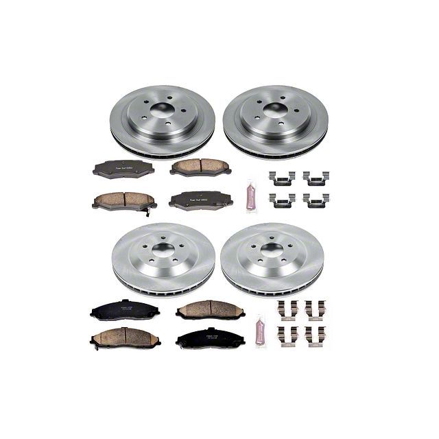 Power Stop 2004 Cadillac XLR Front & Rear Autospecialty Brake Kit