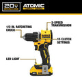 20V ATOMIC MAX BRUSHLESS CORDLESS 1/2IN DRILL/DRIVER KIT