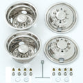 Wheel Simulators: Dually Wheel Simulators 16" Wheels; Chrome