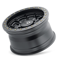 DIRTY LIFE DT-1 9303 MATTE BLACK W SIMULATED RING 17X9 6-139.7 -38MM 106MM