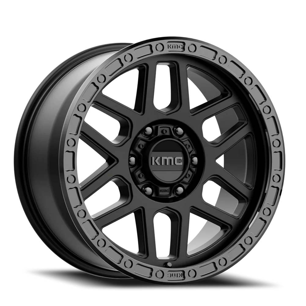 KMC Wheels black auto part