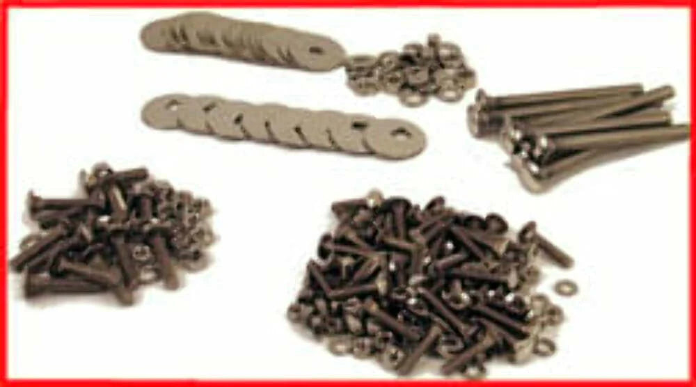 60-62 CHVY BED BOLT KIT-LONG-POLISHED