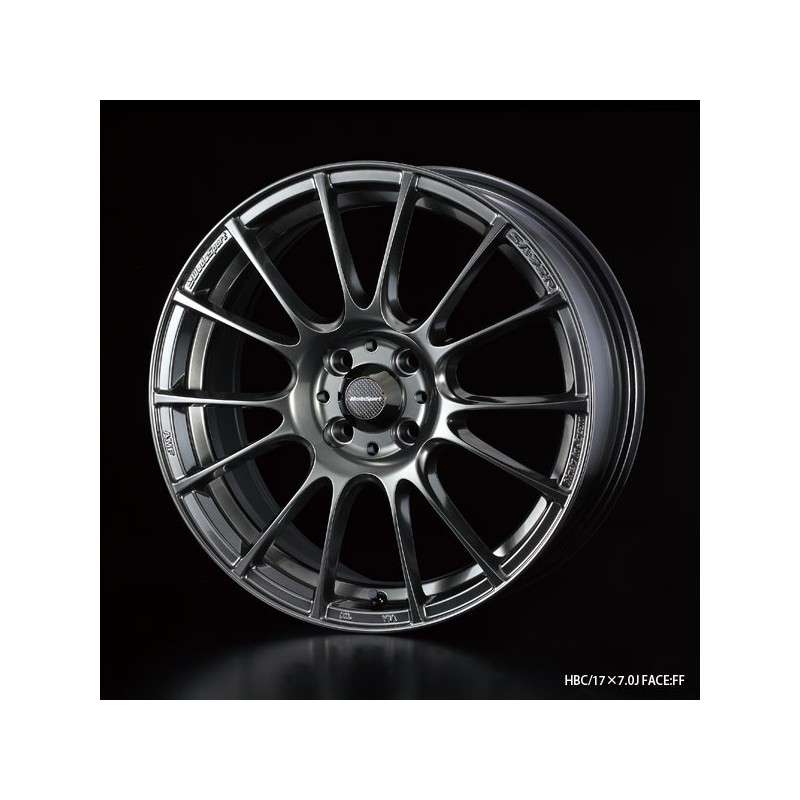 WedsSport SA-72R 17 X 7.0 50 4-100 HBC (Hyper Black Clear)
