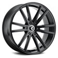 KRAZE LUSSO KR190 GLOSS BLACK 22X8.5 5-112 38MM 66.56MM