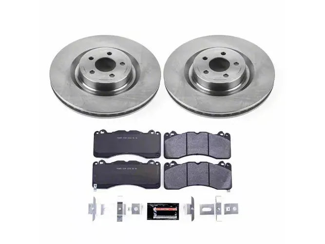 Power Stop 15-22 Ford Mustang Front Track Day Brake Kit