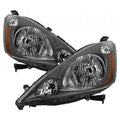 0914 HONDA FIT IRON GREY HOUSING HALOGEN HEADLIGHT OE SET