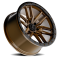 Torque Pritchett Bronze w/Black Lip 20x9 6x5.5 -12mm